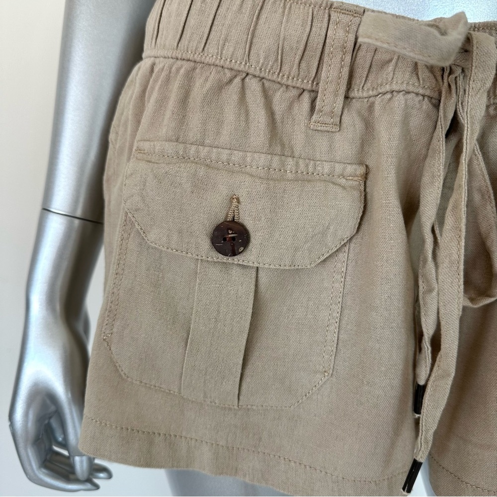 Happily Grey women linen short size L - Picture 2 of 6